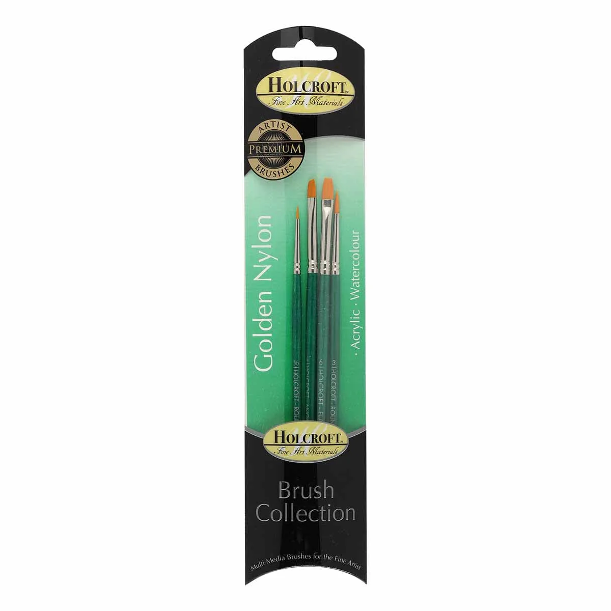 Holcroft Golden Nylon Acrylic & Watercolour 4 Piece Set - Image 5