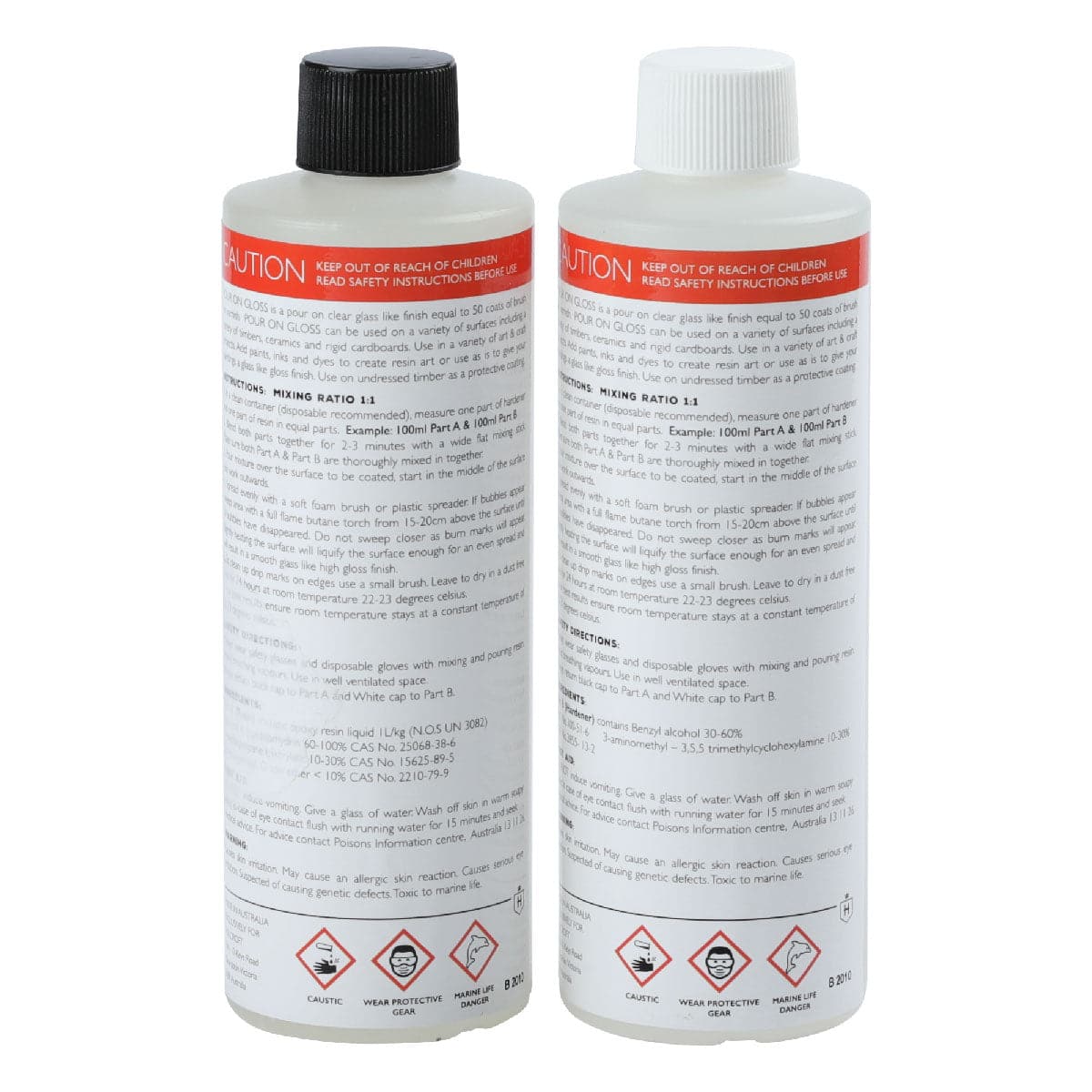 Holcroft Pour On Gloss Resin Art Varnish Kit 500ml - Image 4