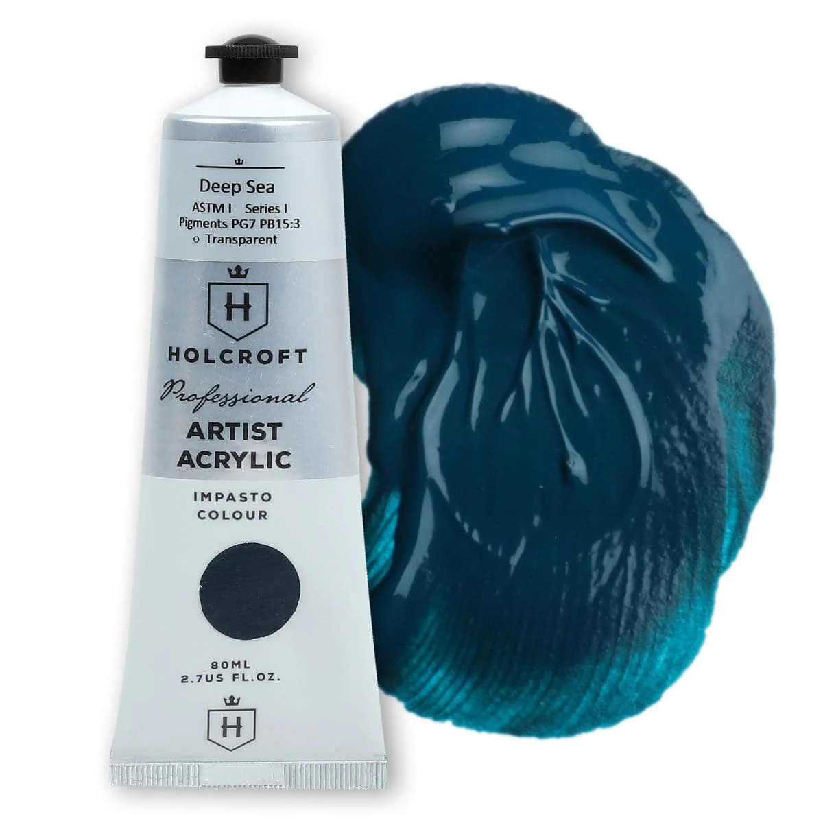 Holcroft Professional Acrylic Paint Deep Sea 80ml