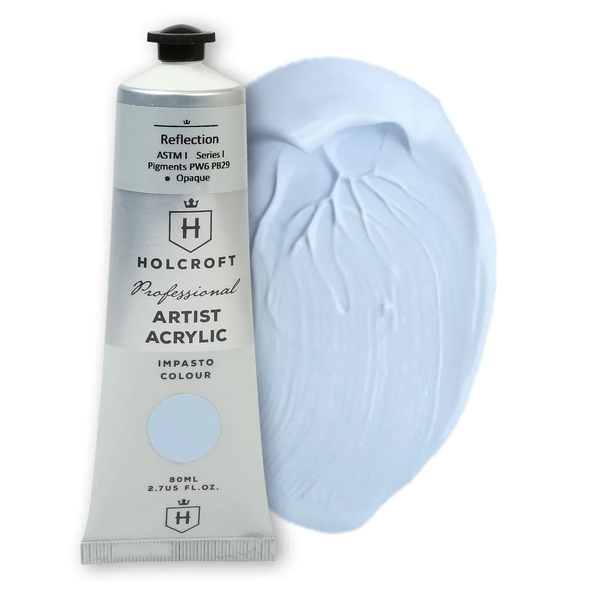 Holcroft Professional Acrylic Impasto Paint Reflection S1 80ml