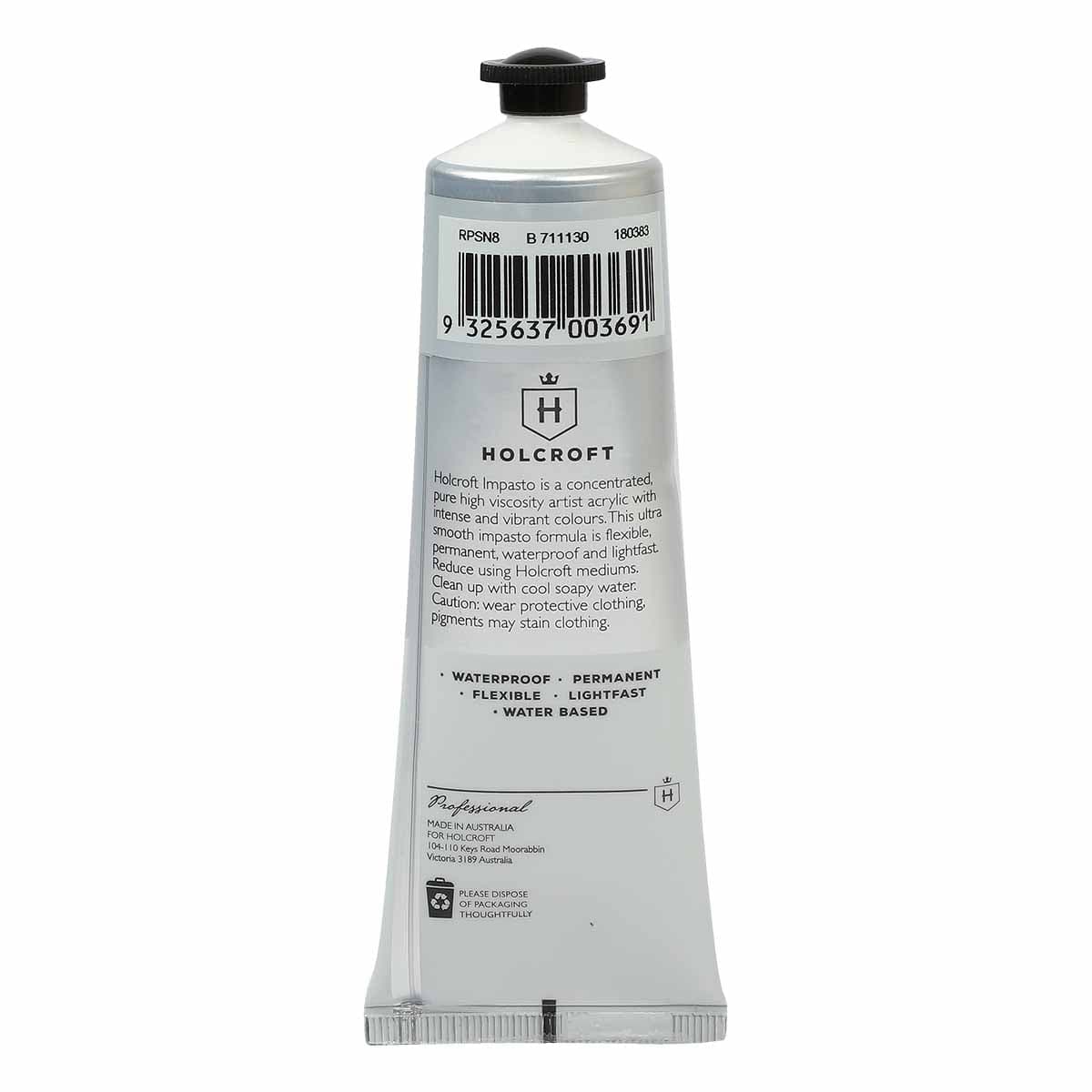 Holcroft Professional Acrylic Impasto Paint Summer Night S1 80ml - Image 3