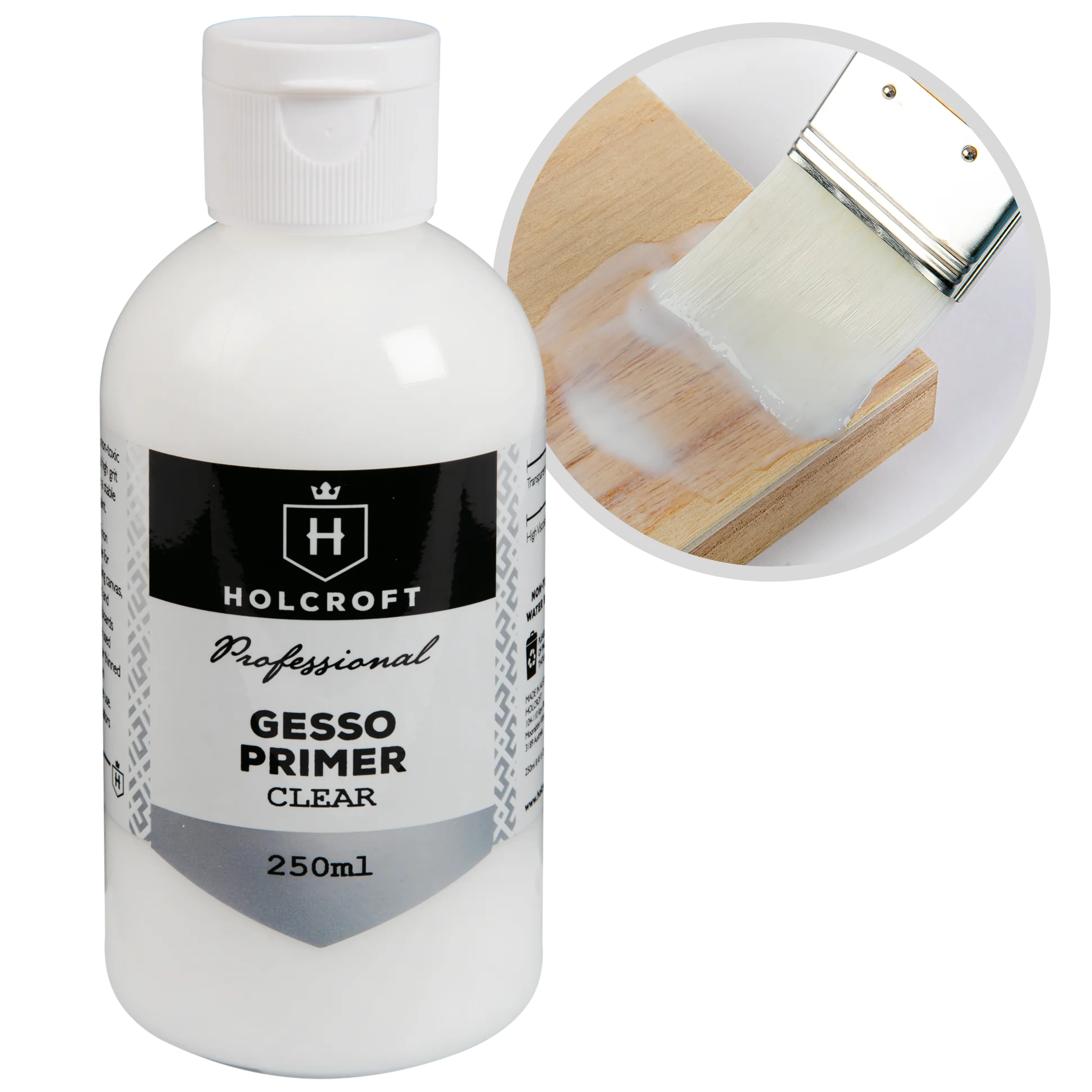 Holcroft Professional Acrylic Clear Gesso 250mL