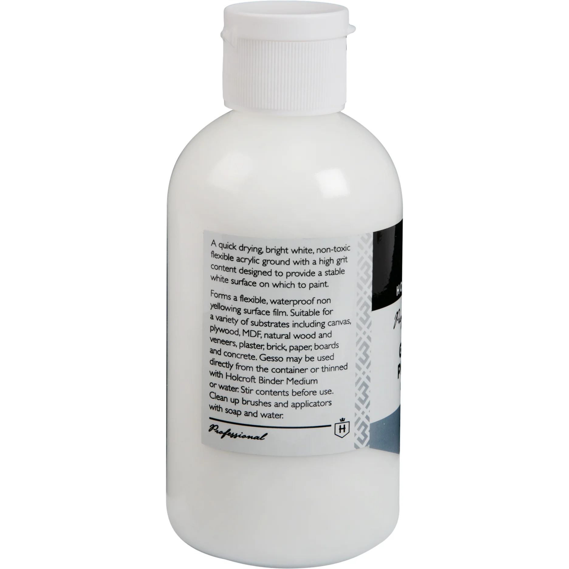 Holcroft Professional Acrylic Clear Gesso 250mL - Image 3