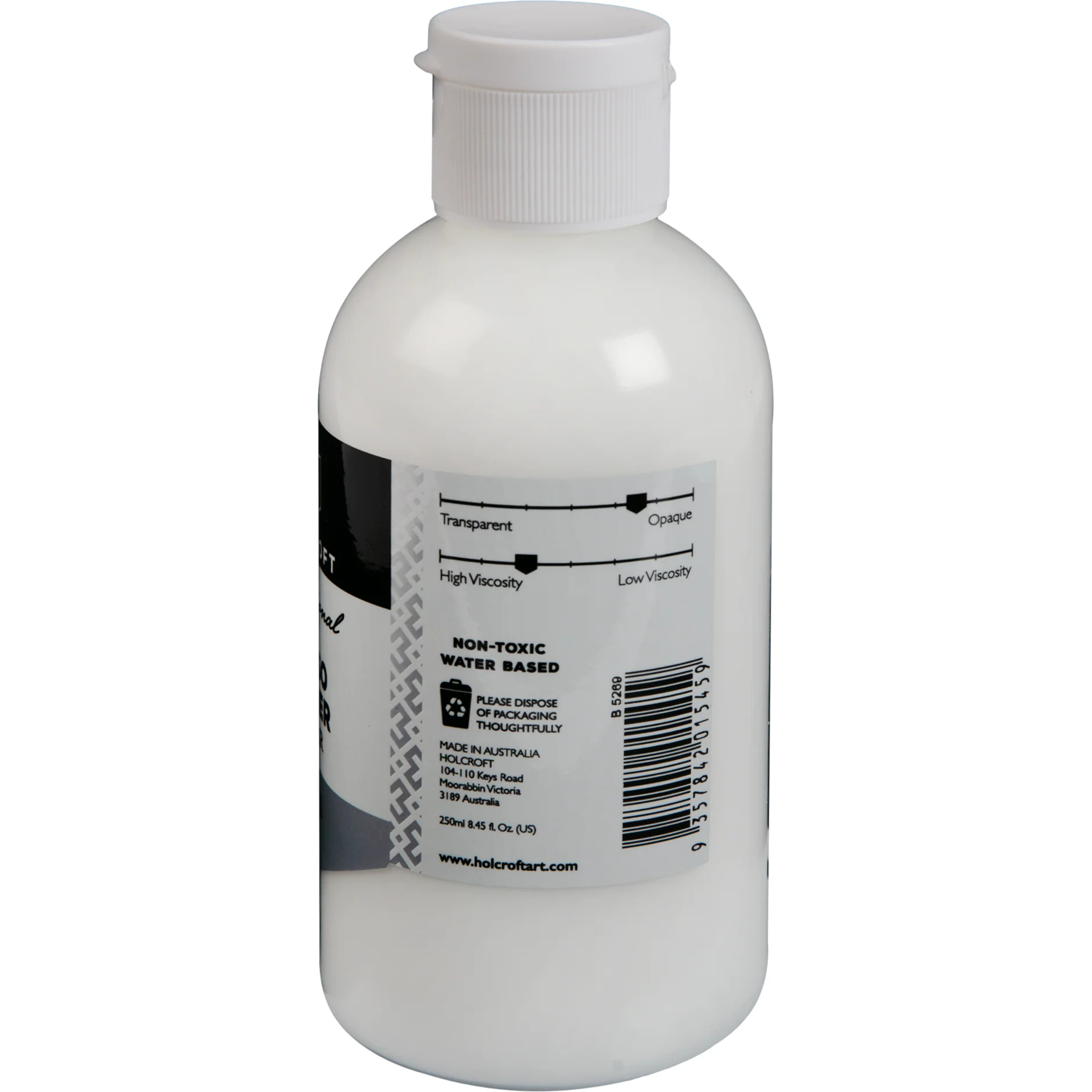 Holcroft Professional Acrylic Clear Gesso 250mL - Image 4
