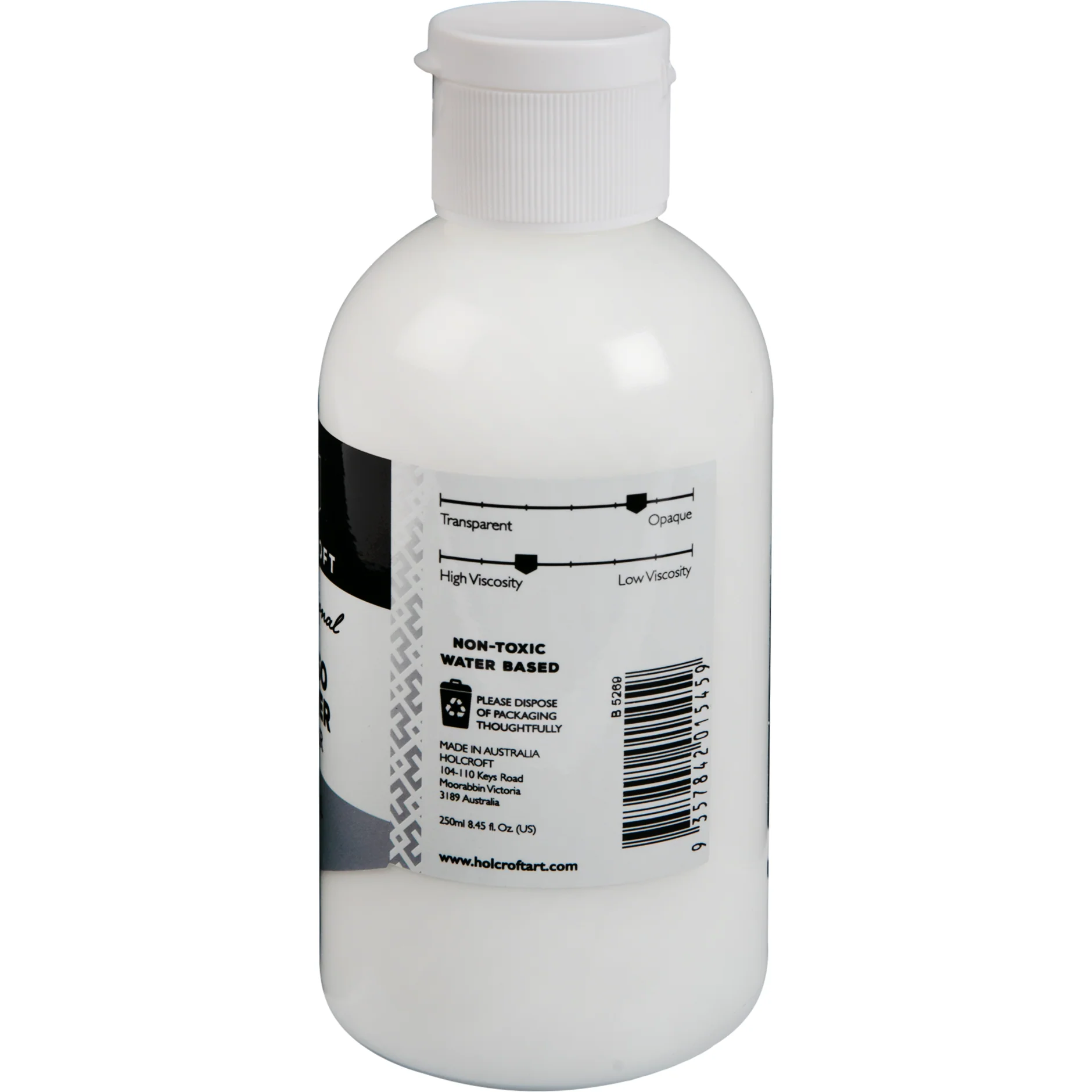 Holcroft Professional Acrylic Clear Gesso 250mL - Image 6