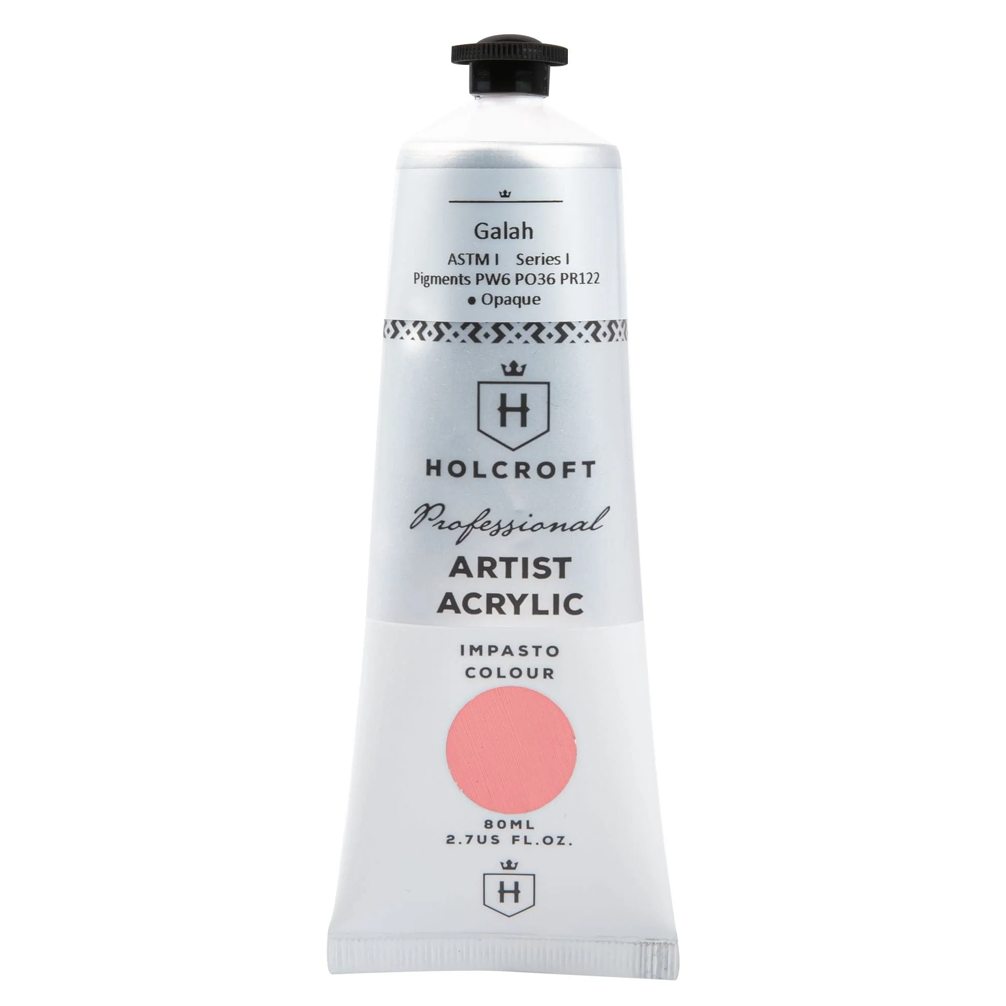Holcroft Professional Acrylic Paint Australian Series Galah 80ml - Image 3