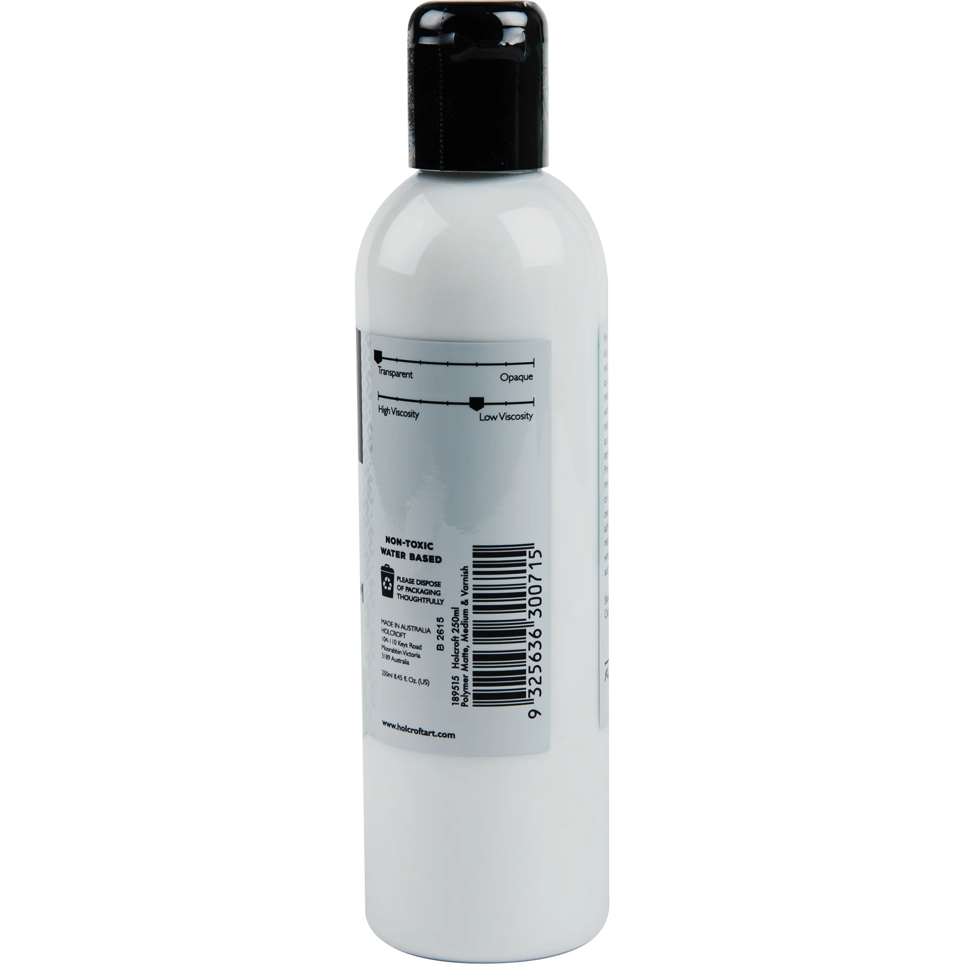 Holcroft Professional Polymer Matte Medium and Varnish 250ml - Image 3