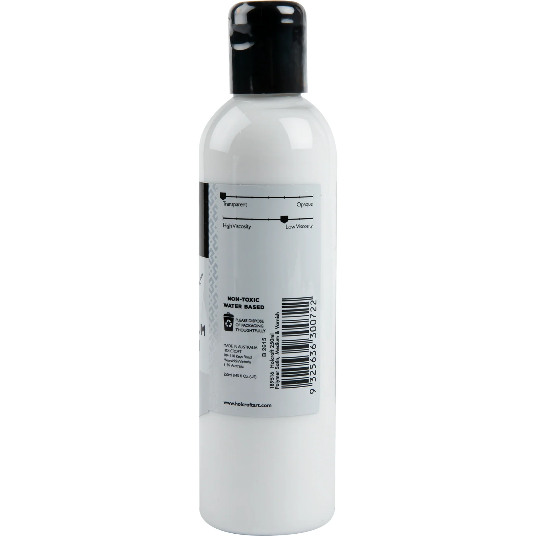 Holcroft Professional Polymer Matte Medium and Varnish 250ml - Image 6