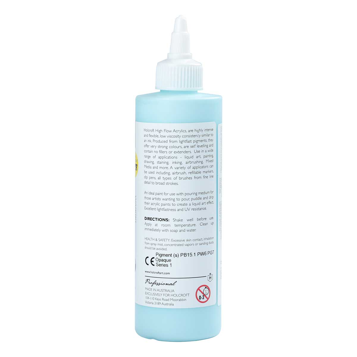 Holcroft High Flow Acrylic Paint Waikiki 250ml - Image 3