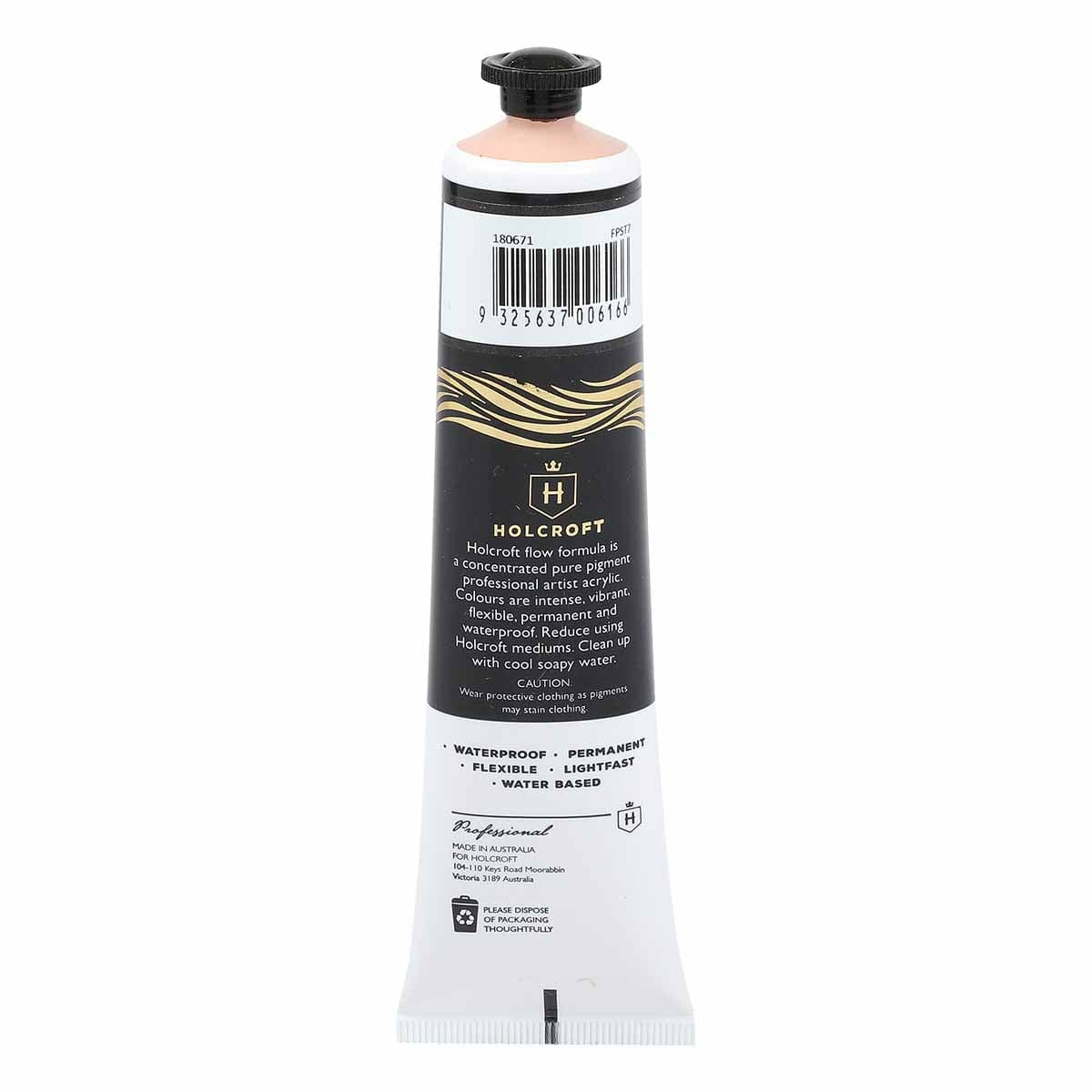 Holcroft Professional Acrylic Flow Paint 75ml Skin Tone Light S1 ASTM1 - Image 3