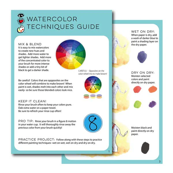 I Heart Art Watercolour Paint Set, 12x12ml - Image 4