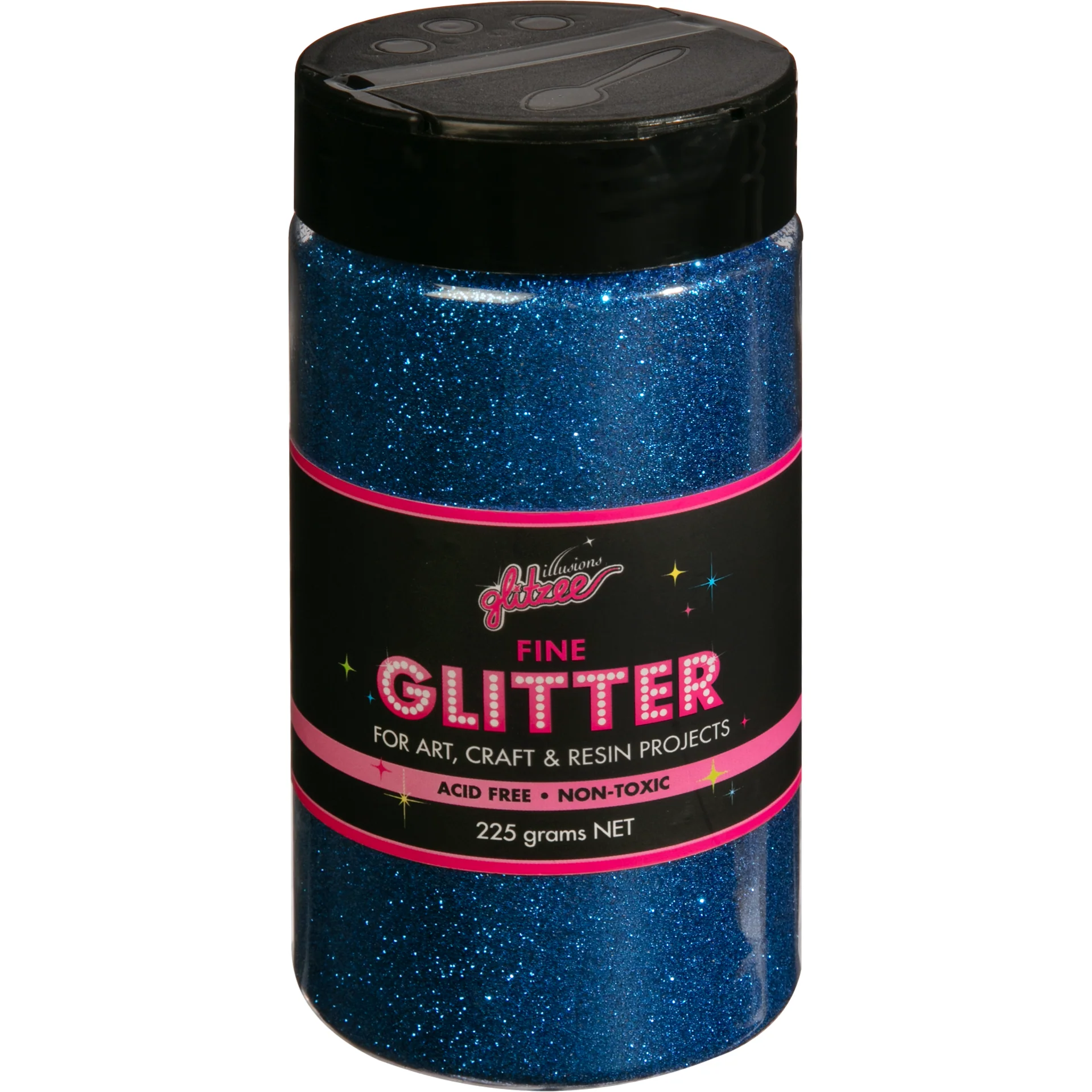 Illusions Fine Ordinary Glitter 0.2mm-Marine (240g) - Image 2