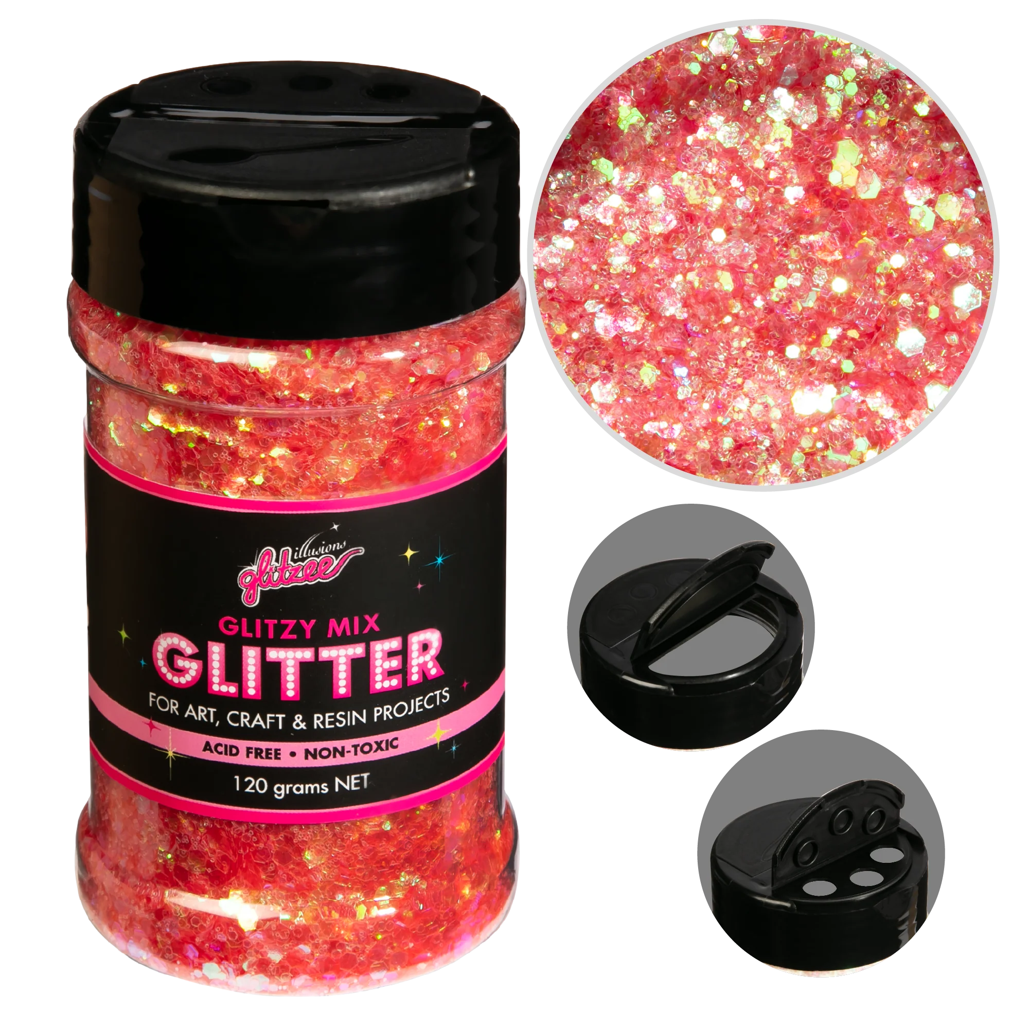 Illusions Glitzy Mix Specialty Glitter-Blush (113g)