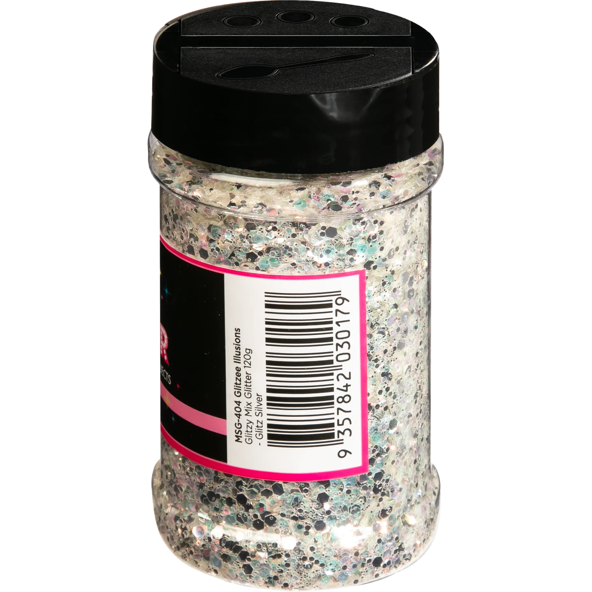 Illusions Glitzy Mix Specialty Glitter-Glitz Silver (113g) - Image 3