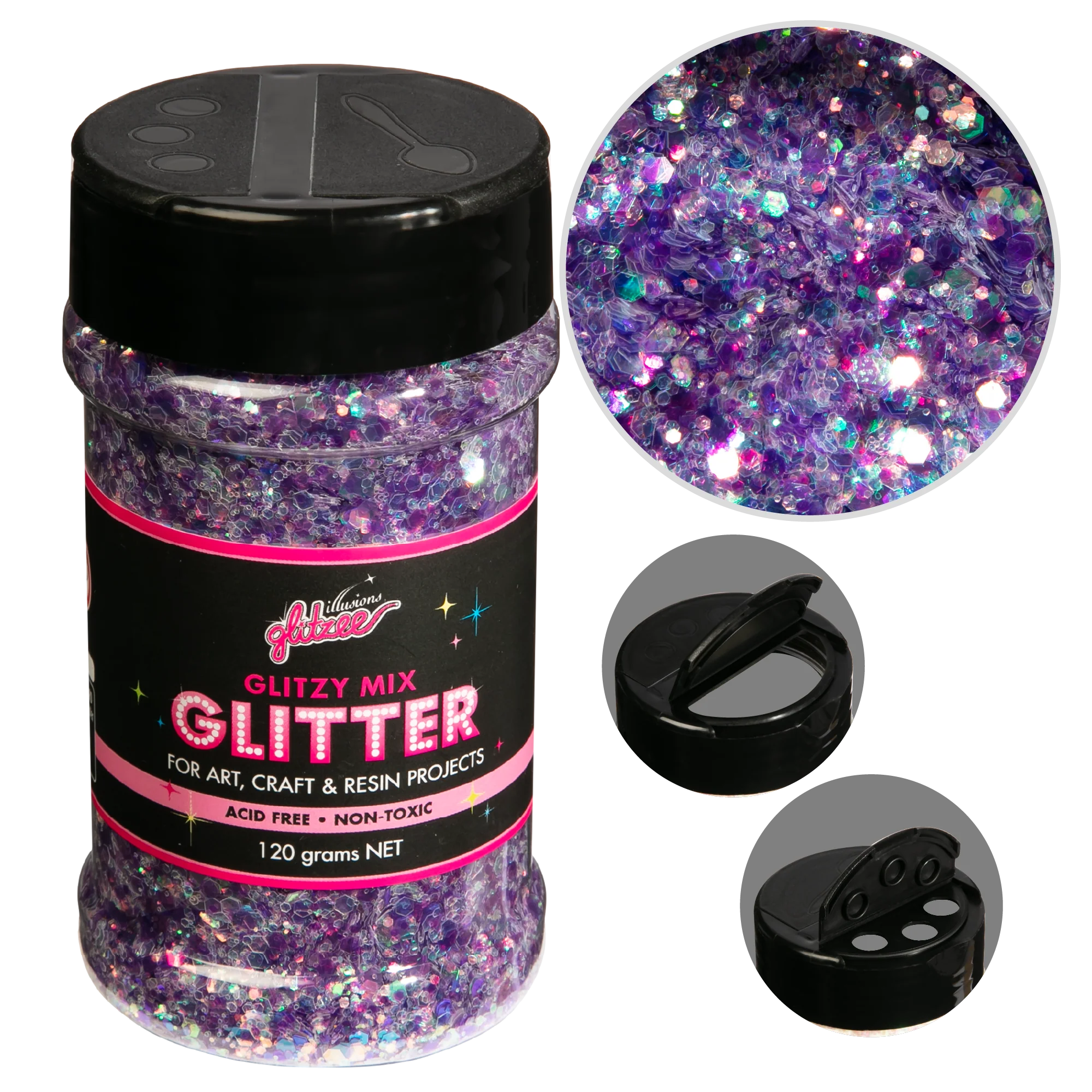 Illusions Glitzy Mix Specialty Glitter-Sugar Opal (113g)