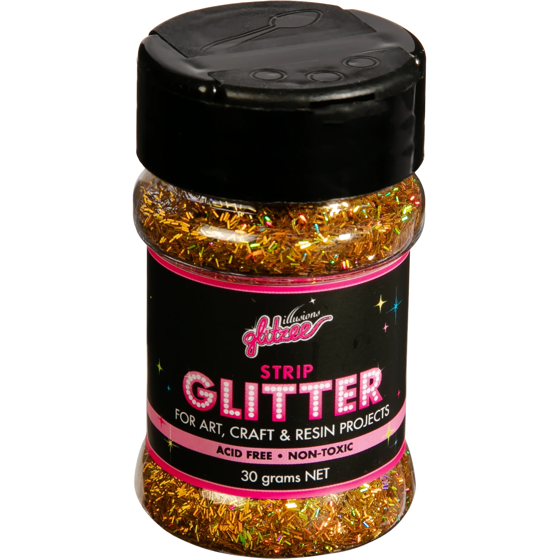 Illusions Strip Glitter-Gold (30g) - Image 2
