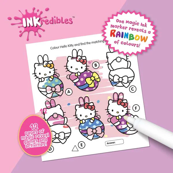 Inkredibles Magic Ink Hello Kitty Easter - Image 2