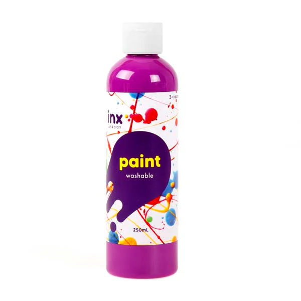 Inx Washable Paint, Tempera Purple, 250ml