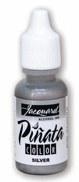 Jacquard Pinata Alcohol Ink, Silver, 14ml