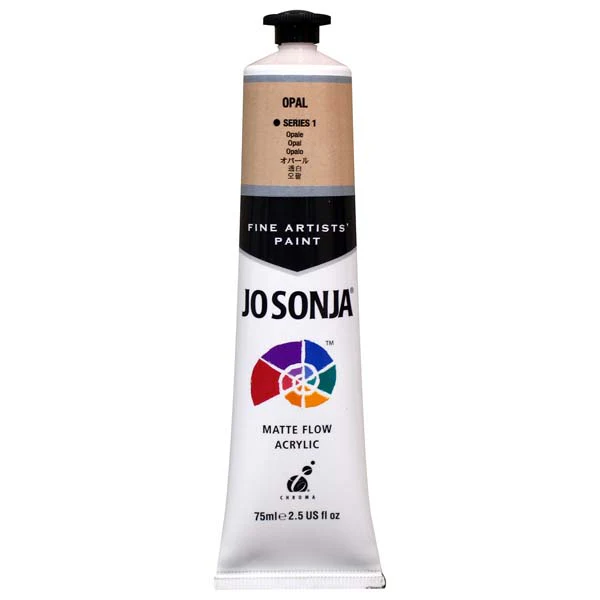 Jo Sonja's Matte Flow Acrylic Paint Opal 75ml S1