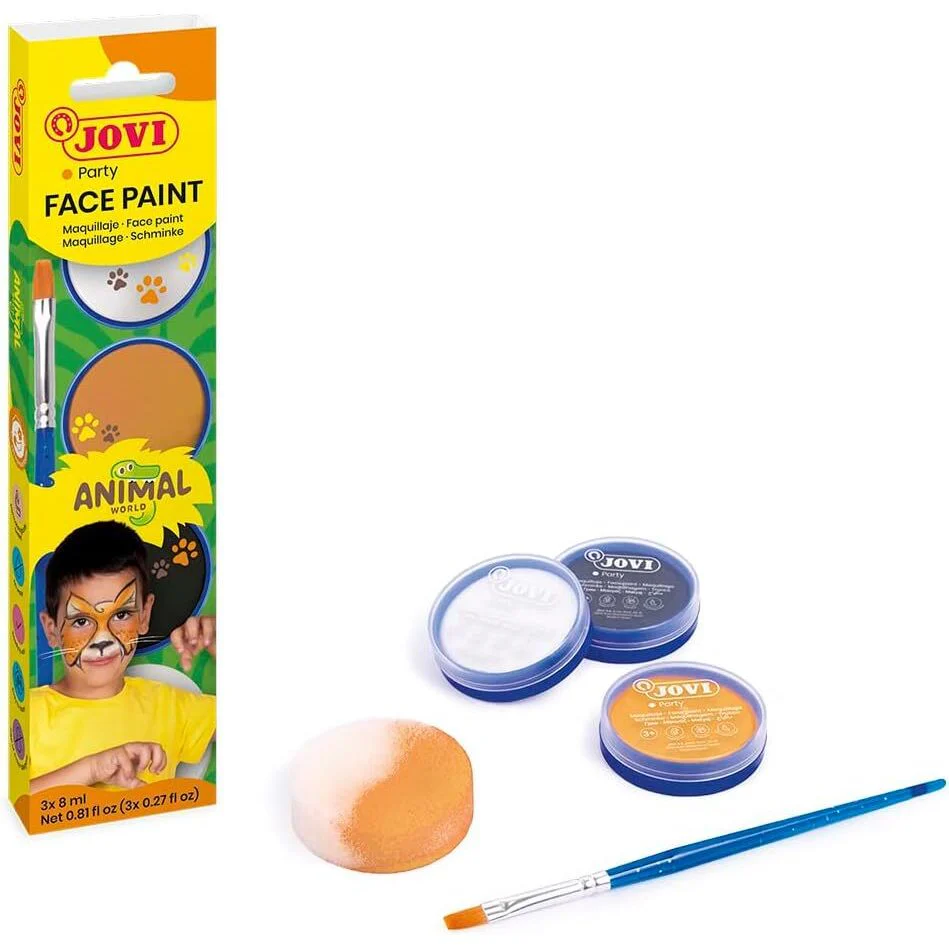 Jovi Face Paint 3x8ml Animals - Image 2