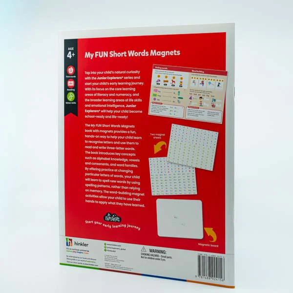 Jr Explorers Magnetic Books: Short Words - Image 2