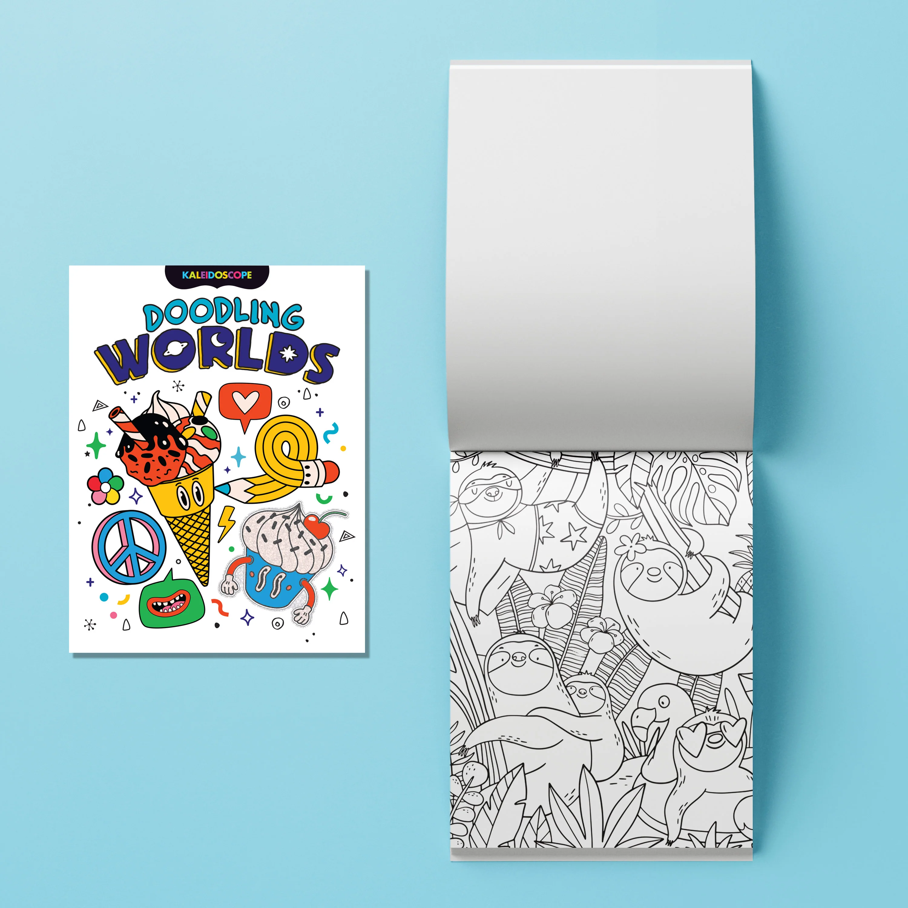 Kaleidoscope Colouring Doodling Worlds - Image 3