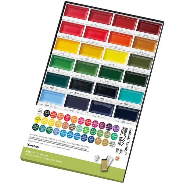 Kuretake Gansai Tambi Watercolour Paint, 36 Set - Image 5
