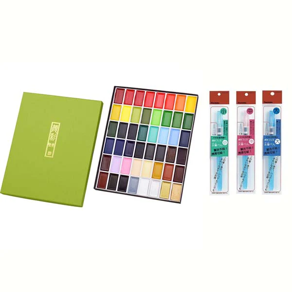 Kuretake Gansai Tambi Watercolour Paint, 48 Set - Image 12