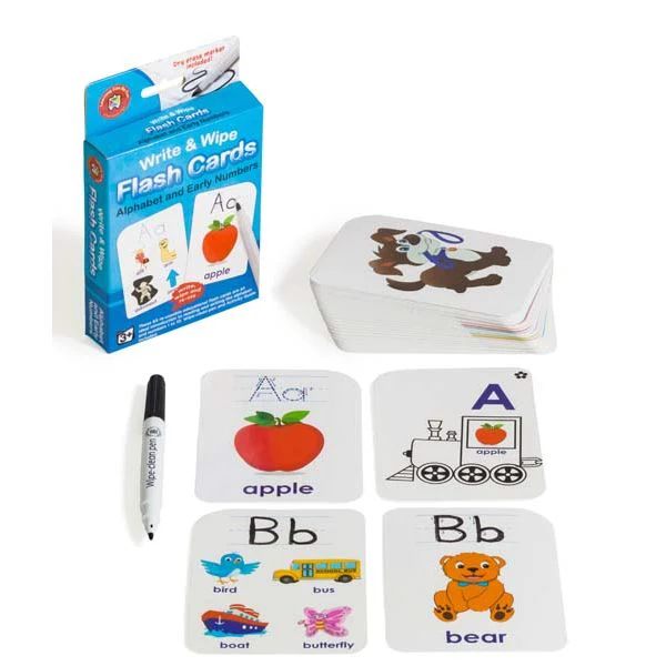 Learning Can Be Fun Flash Cards. Alphabet & Numbers 1-10 - Image 2