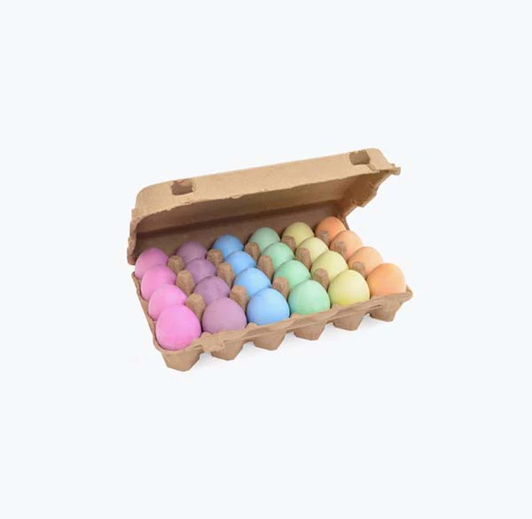Micador early stART Egg Chalk, 24 Pack