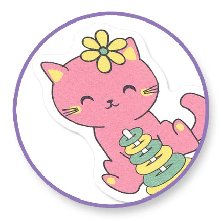 MultiCraft Paper Craft Sticker: 2-Sticker Themed Set-Baby Girl 12.7x30.5cm - Image 6