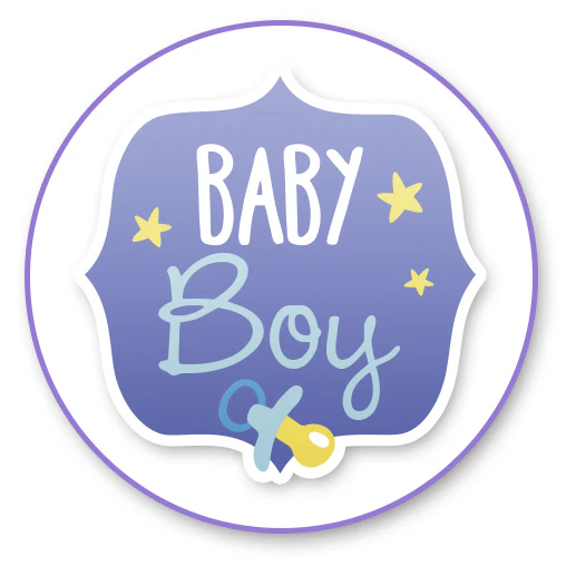 MultiCraft Paper Craft Sticker: Classic Themes 'Clear' Photo Safe-Baby Boy 12.7x30.5cm - Image 2