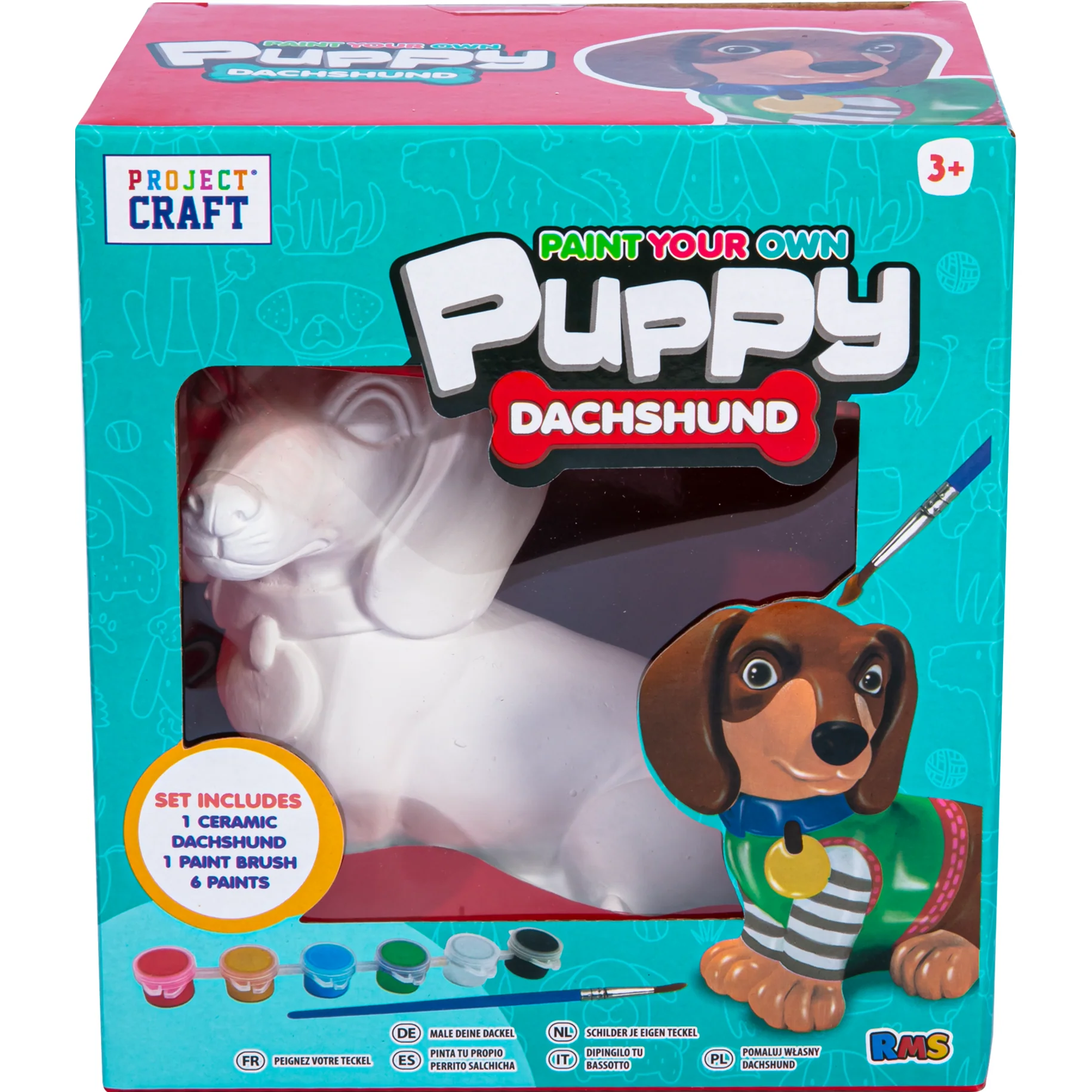 Paint Your Own Plaster Daschund