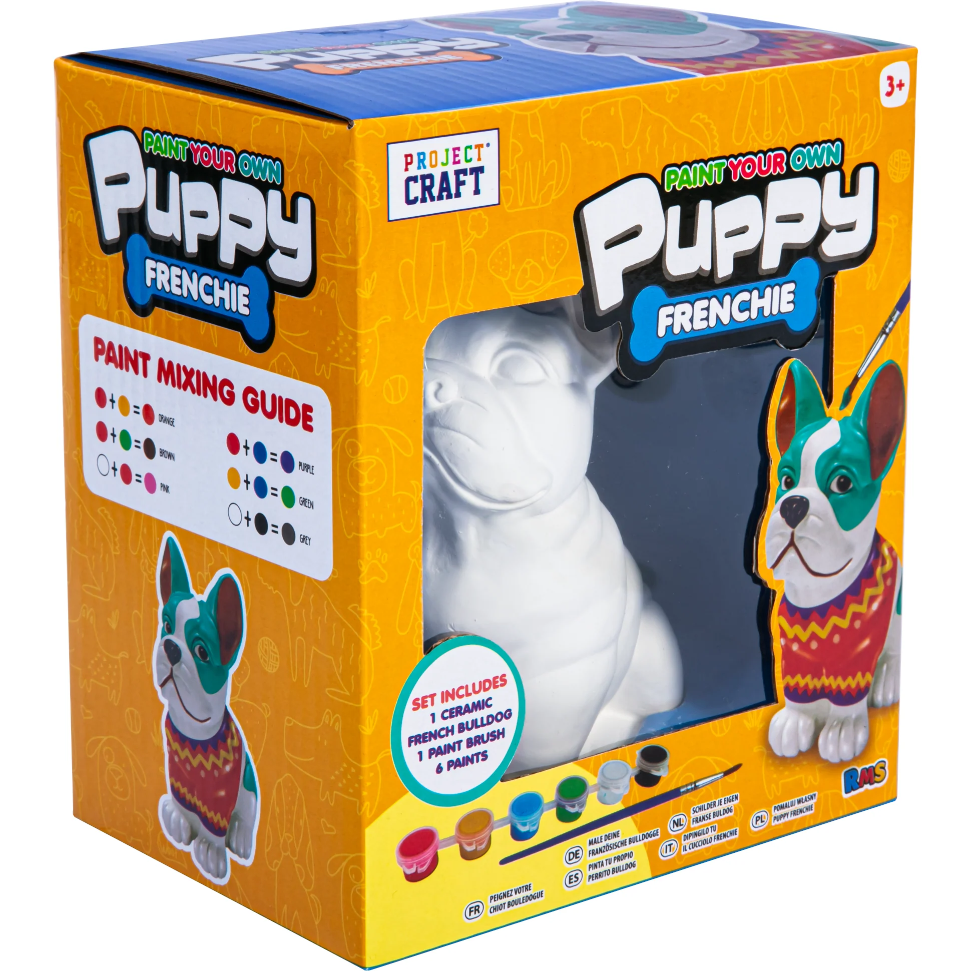 Paint Your Own Plaster Frenchie - Image 4