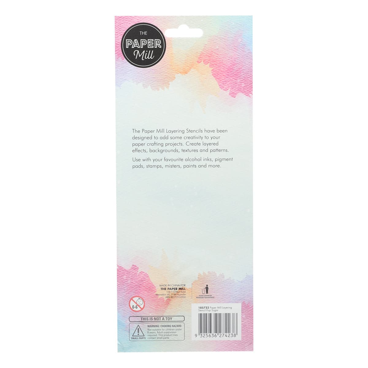 The Paper Mill Layering Stencil Pop Sugar - Image 2