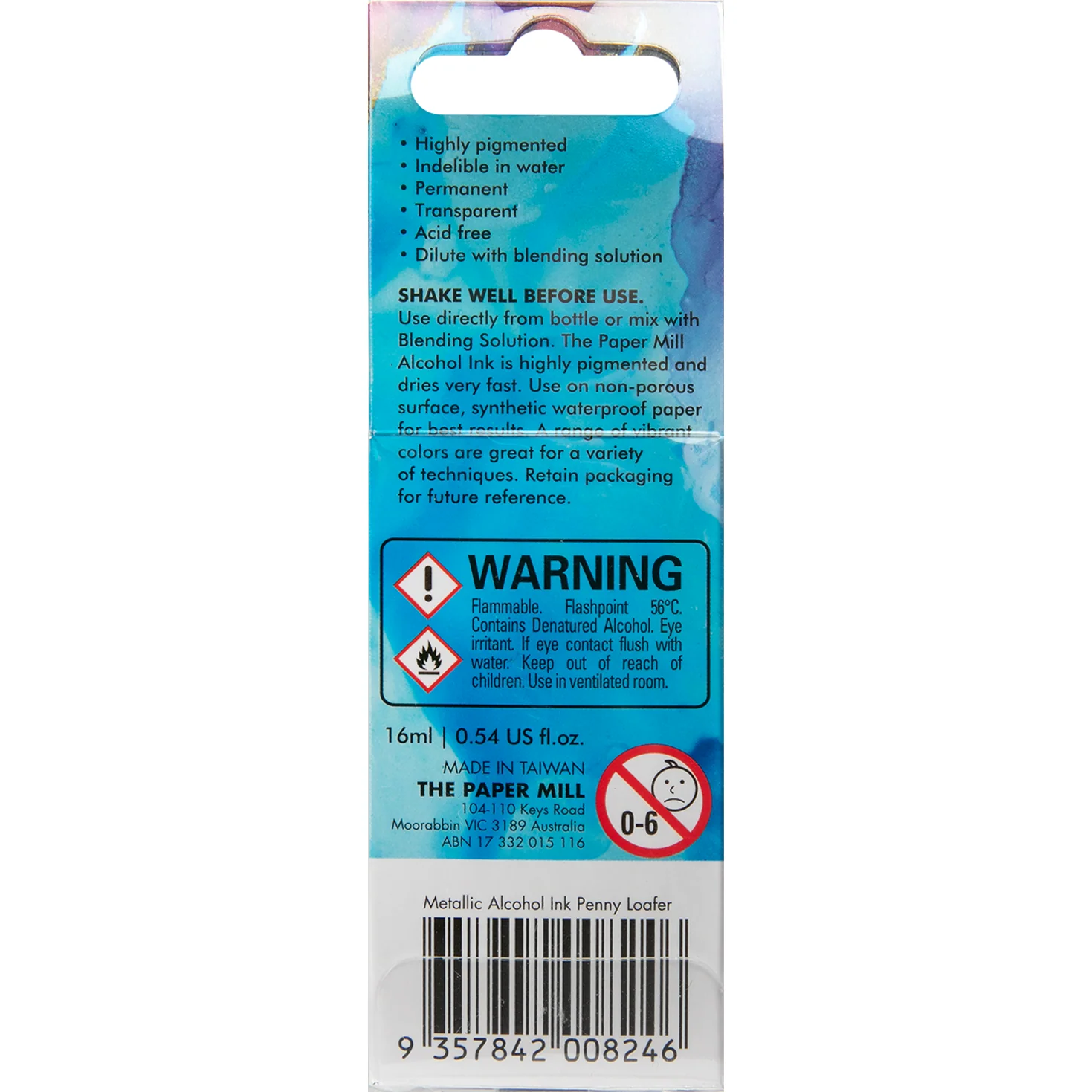 The Paper Mill Metallic Alcohol Ink Penny Loafer 16ml - Image 5