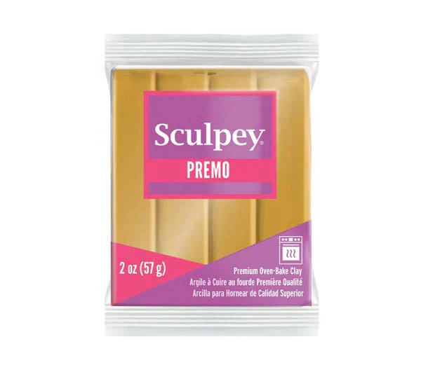 Premo Sculpey Modelling Clay, 57g, 18k Gold