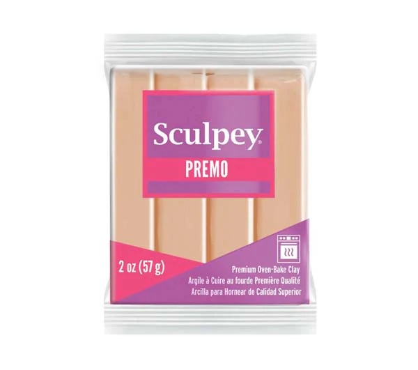 Premo Sculpey Modelling Clay, 57g, Beige