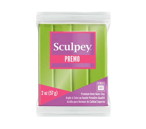 Premo Sculpey Modelling Clay, 57g, Bright Green Pearl