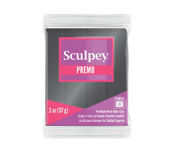Premo Sculpey Modelling Clay, 57g, Graphite Pearl