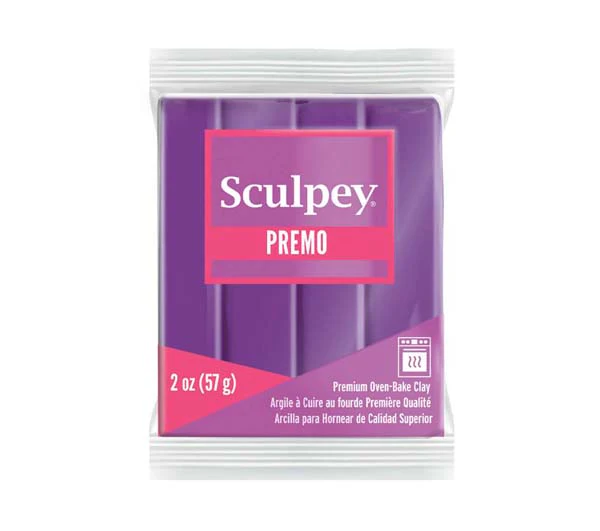 Premo Sculpey Modelling Clay, 57g, Purple Pearl