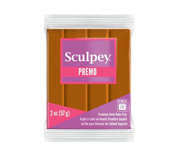 Premo Sculpey Modelling Clay, 57g,Raw Sienna