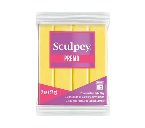 Premo Sculpey Modelling Clay, 57g, Sunshine