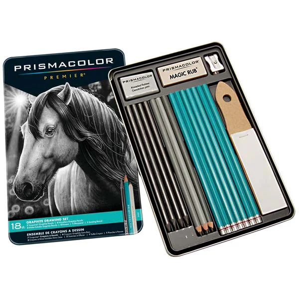 Prismacolor Premier Graphite Pencils, Drawing Set, 18Pcs - Image 3