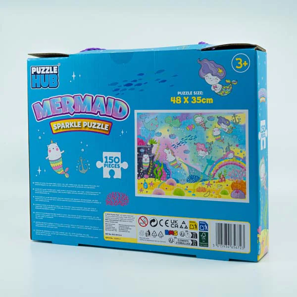 Puzzle Hub Mermaid Sparkle Puzzle, 150pcs - Image 2