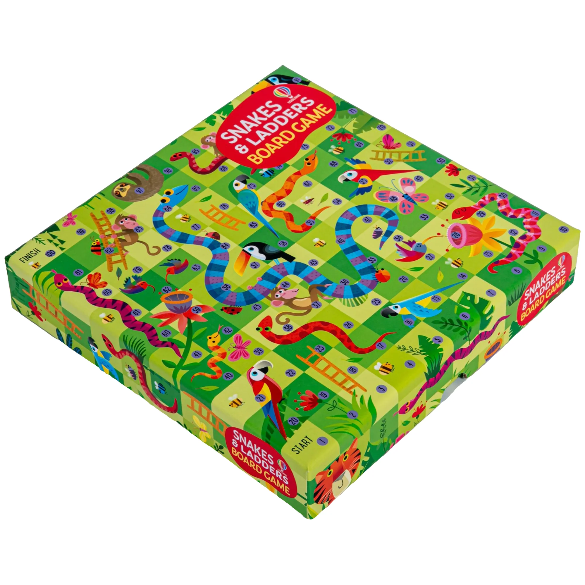 Usborne Rainforest-Themed Snakes and Ladders Game - Image 5