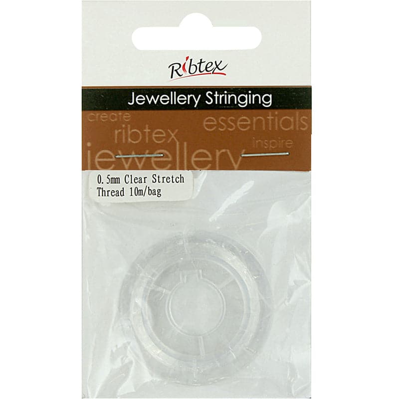 Ribtex  Stretch Thread 0.5mm Clear 10M