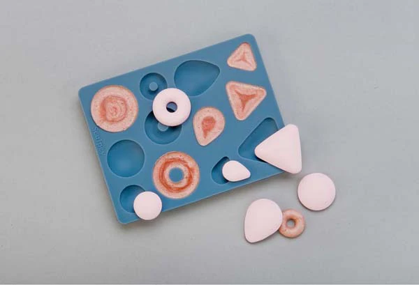 Sculpey Bakeable Flexible Push Mold, Cabochon Shapes - Image 4