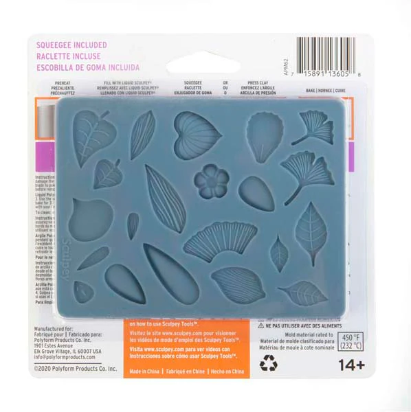 Sculpey Bakeable Silicone Mold, Flowers - Image 2